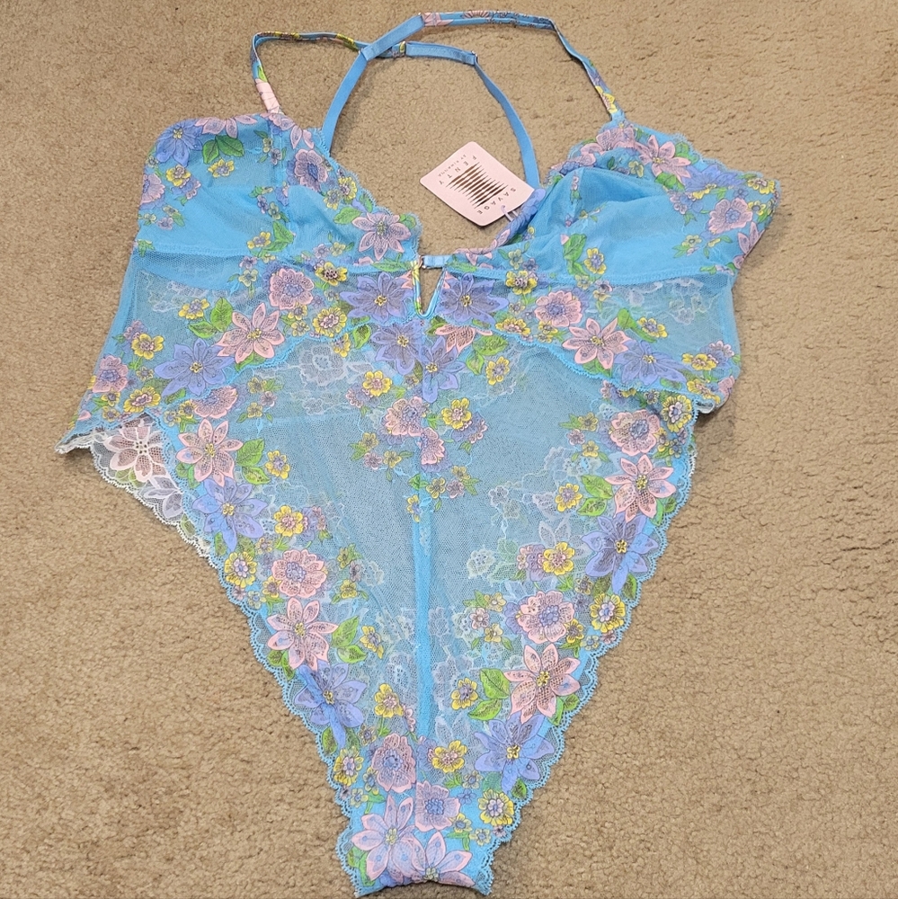 Savage x Fenty Mod Poppy Lace Teddy